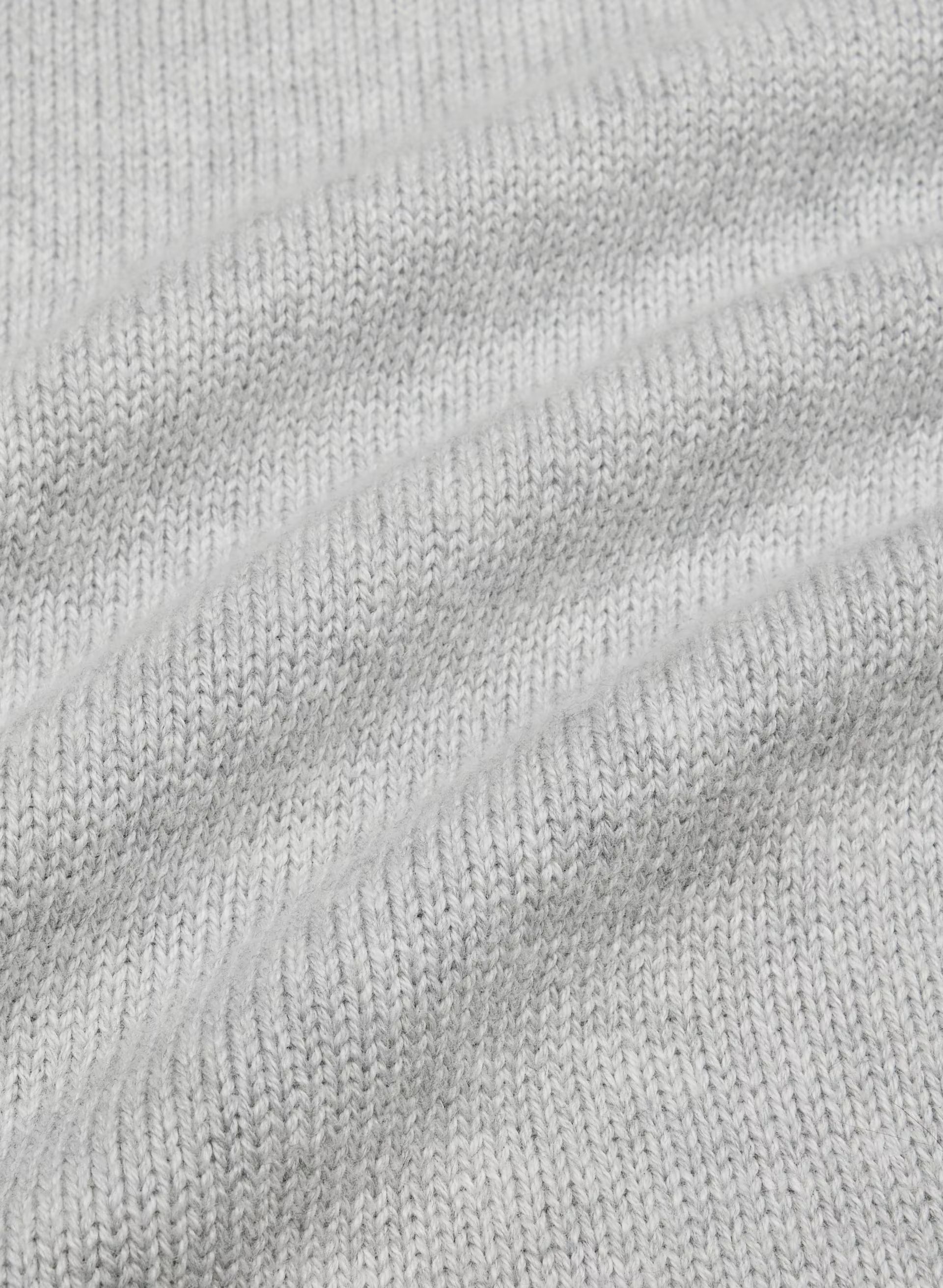 Cotton Charm™ Keepsake Mockneck - HEATHER CHROME