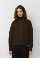 Herald Cardigan - CACAO NIB BROWN