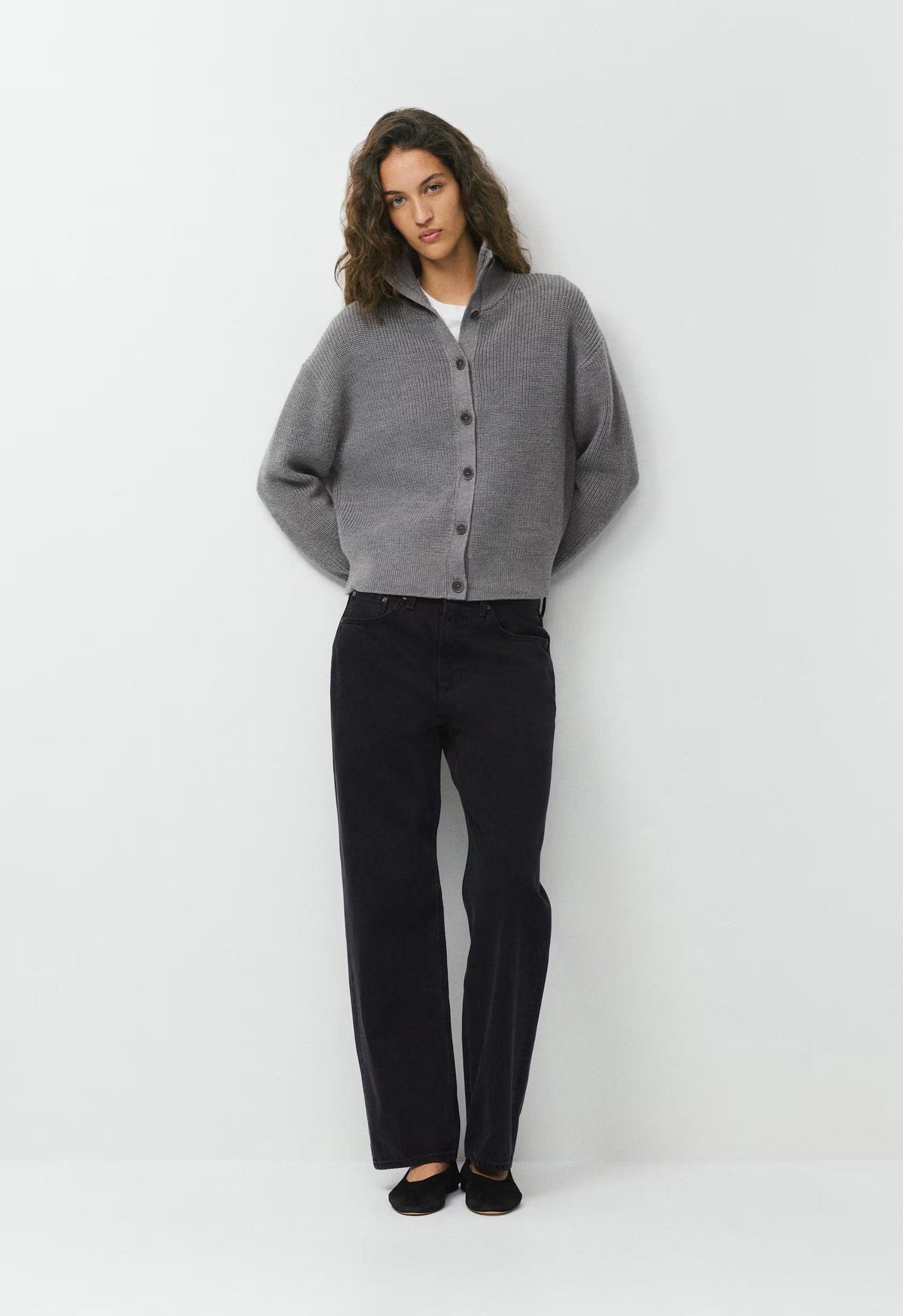 Herald Cardigan - HEATHER DARK GREY