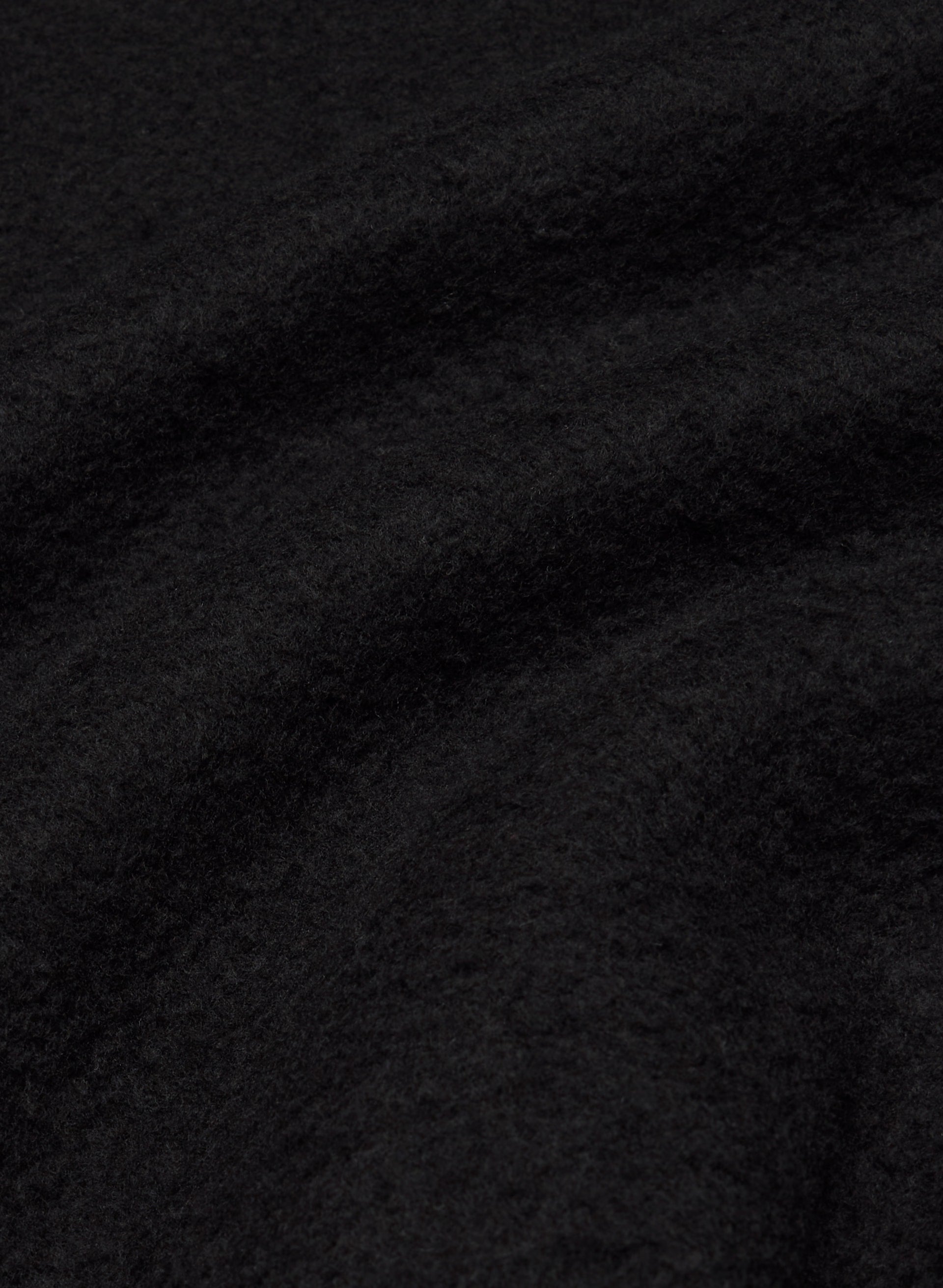 Cozy Sweatfleece Boyfriend Boxy Sweatshirt - BLACK