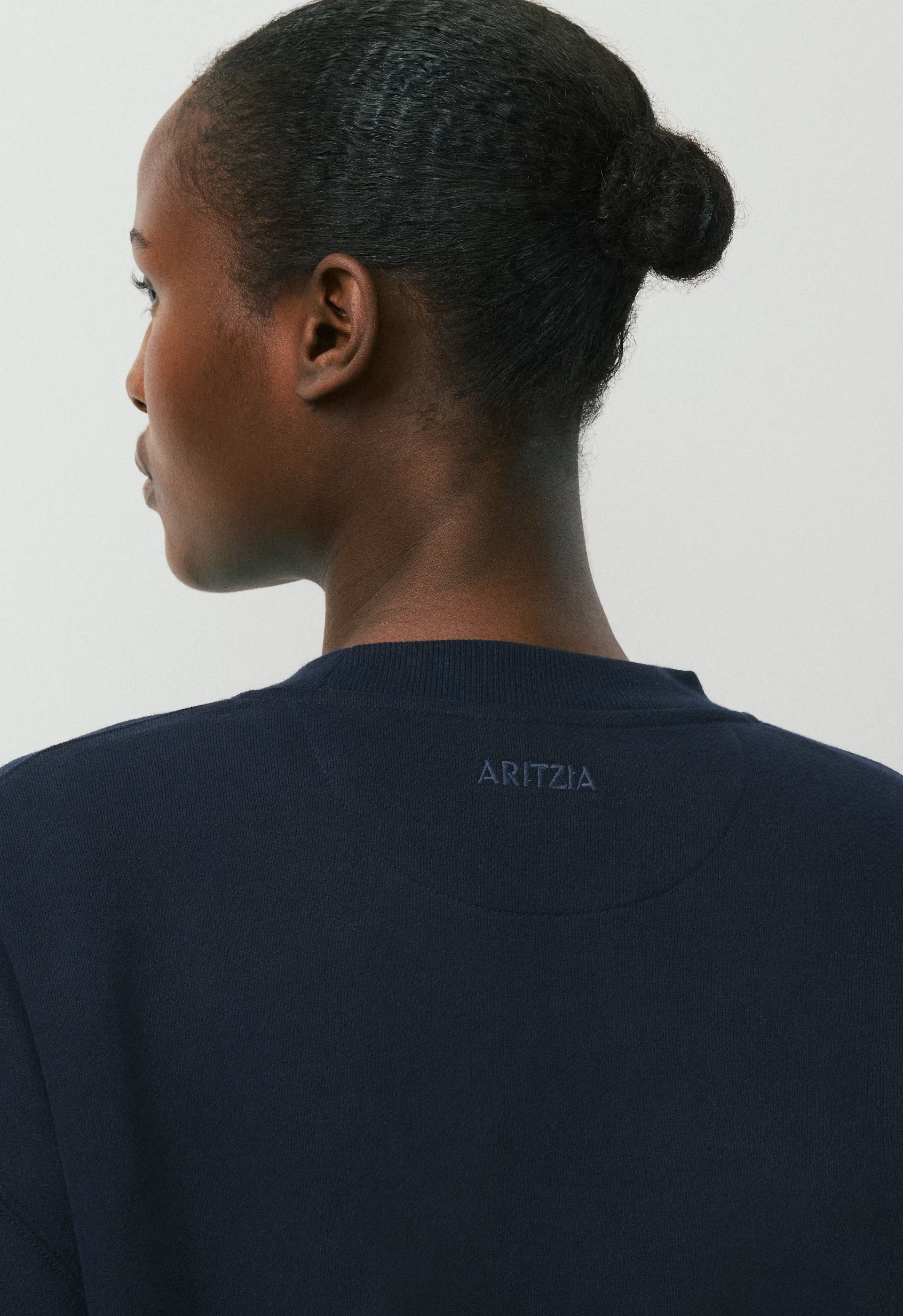 Cozy Sweatfleece Boyfriend Boxy Sweatshirt - ADMIRAL NAVY