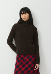 Elsewhere Mockneck - CACAO NIB BROWN
