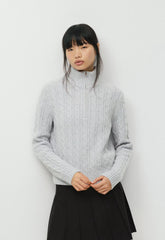 Elsewhere Mockneck - HEATHER CHROME
