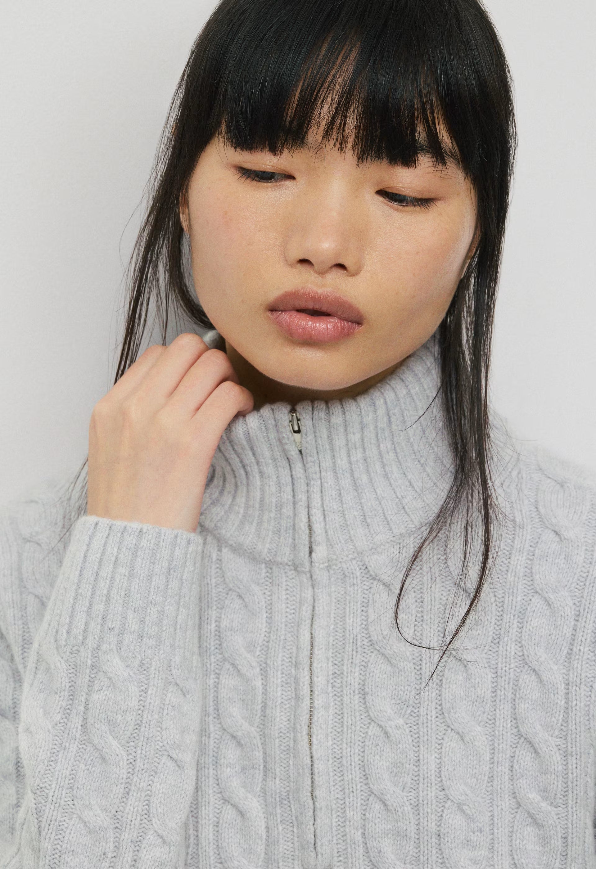 Elsewhere Mockneck - HEATHER CHROME