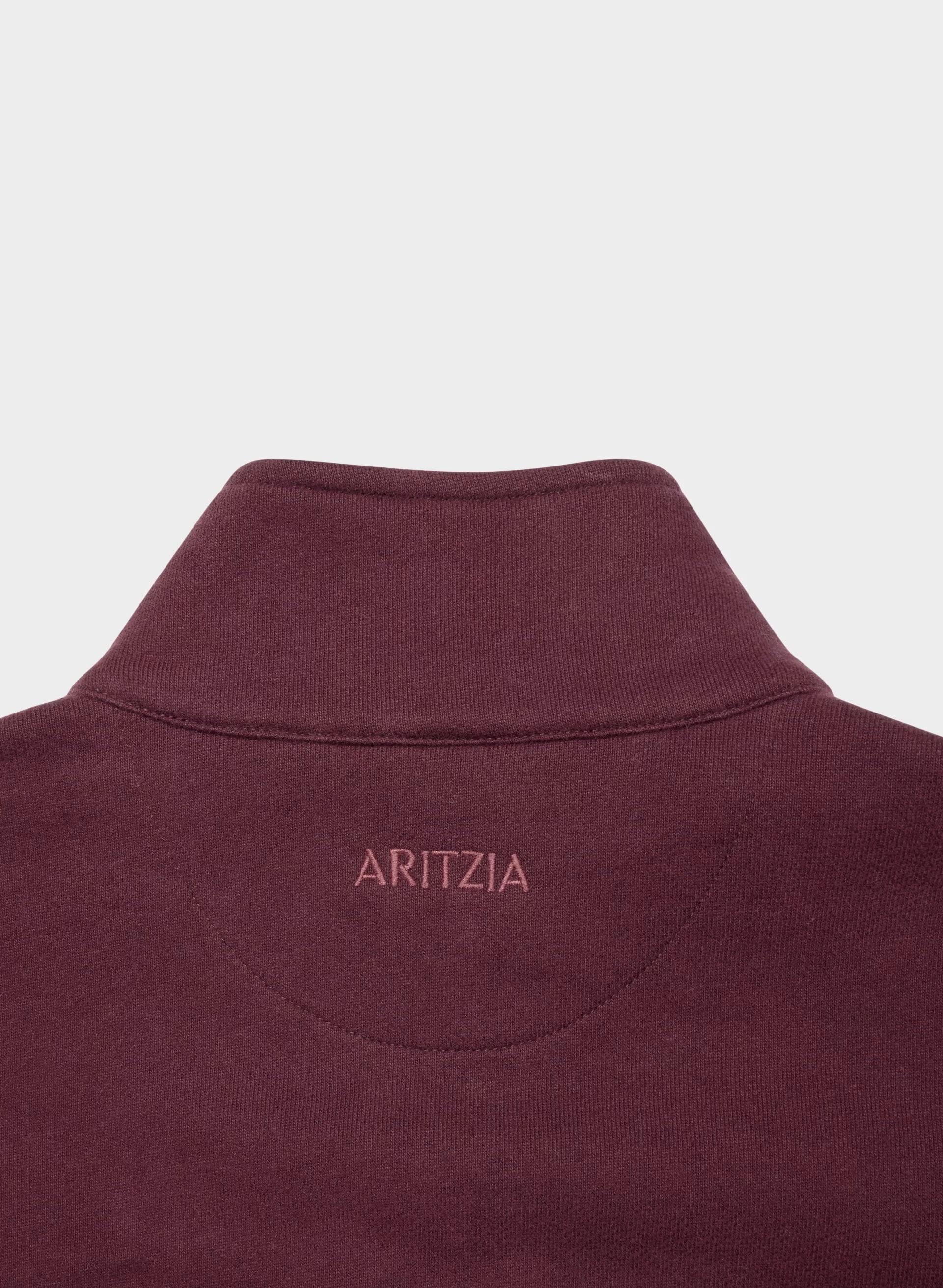 Cozy Sweatfleece Perfect 1/2 Zip - GALA PLUM
