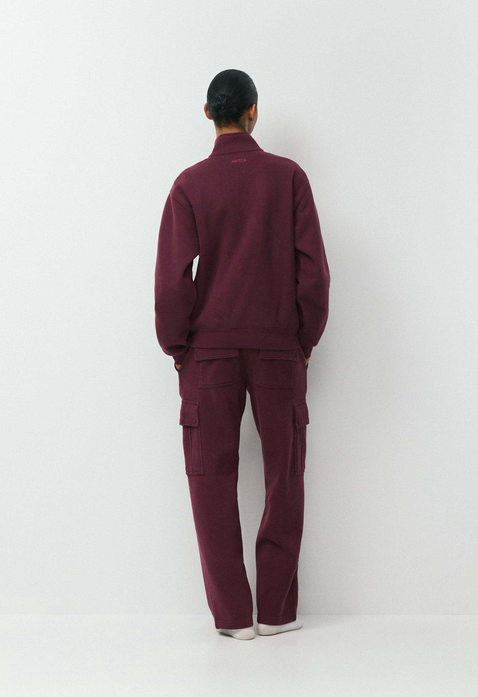 Cozy Sweatfleece Perfect 1/2 Zip - GALA PLUM