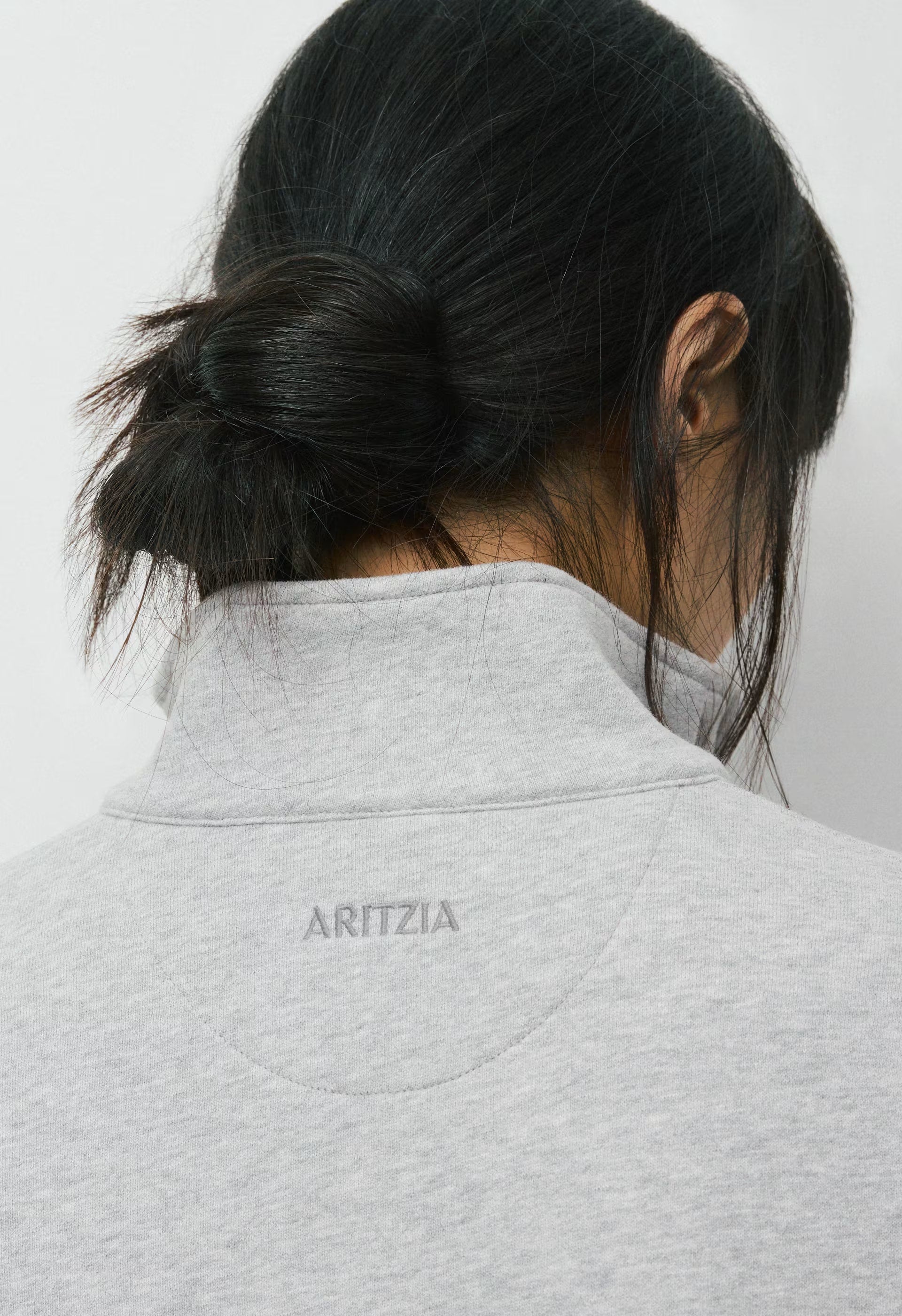 Cozy Sweatfleece Perfect 1/2 Zip - HEATHER CHROME