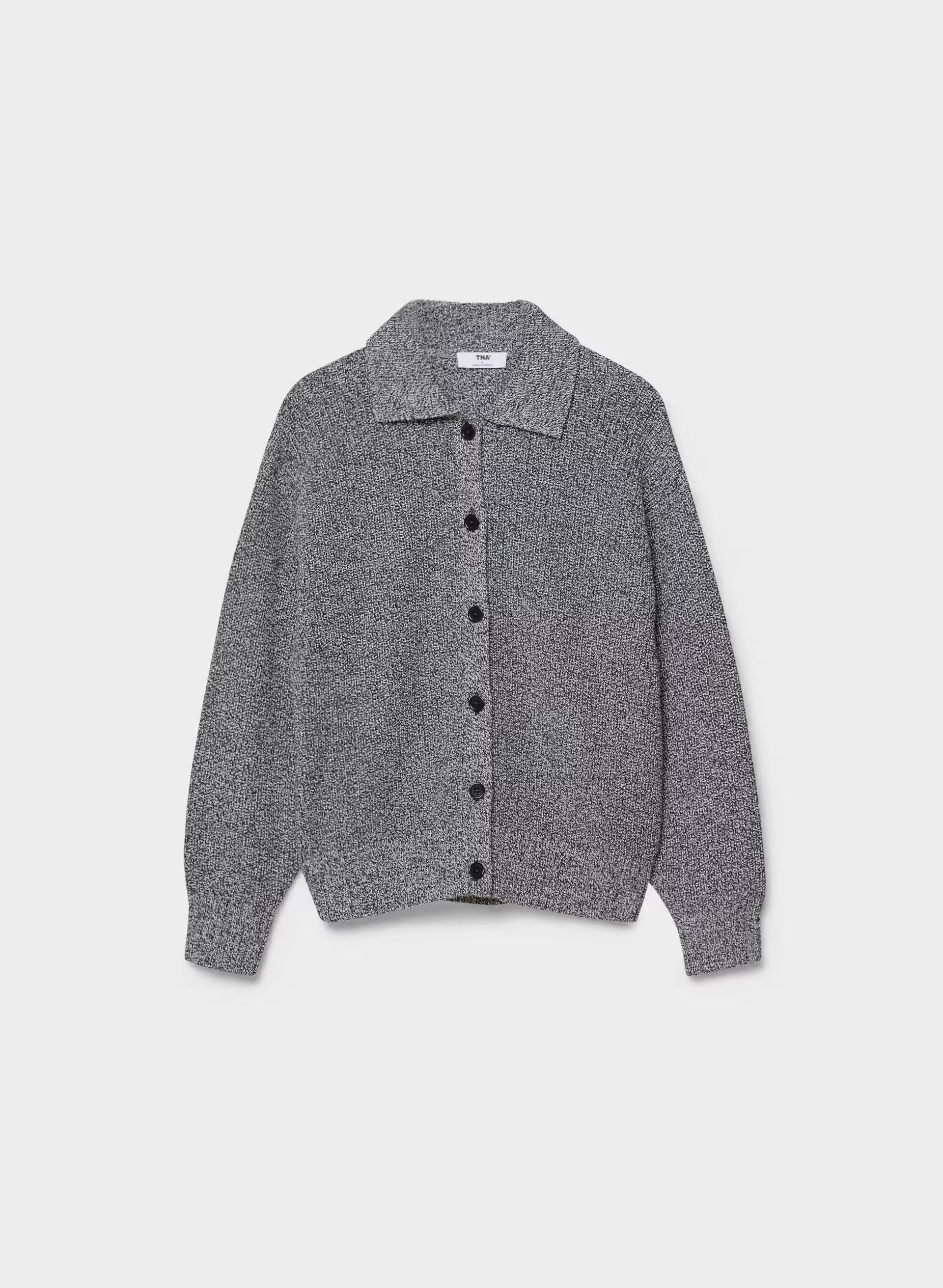 Fairground Cardigan - MARL ADMIRAL/WHITE