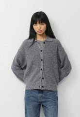 Fairground Cardigan - MARL ADMIRAL/WHITE