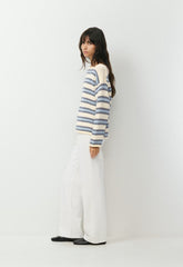 Understory Sweater - LIGHT BIRCH /DEW BLUE