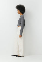 Daytrip Polo Sweater - MARL ADMIRAL/WHITE