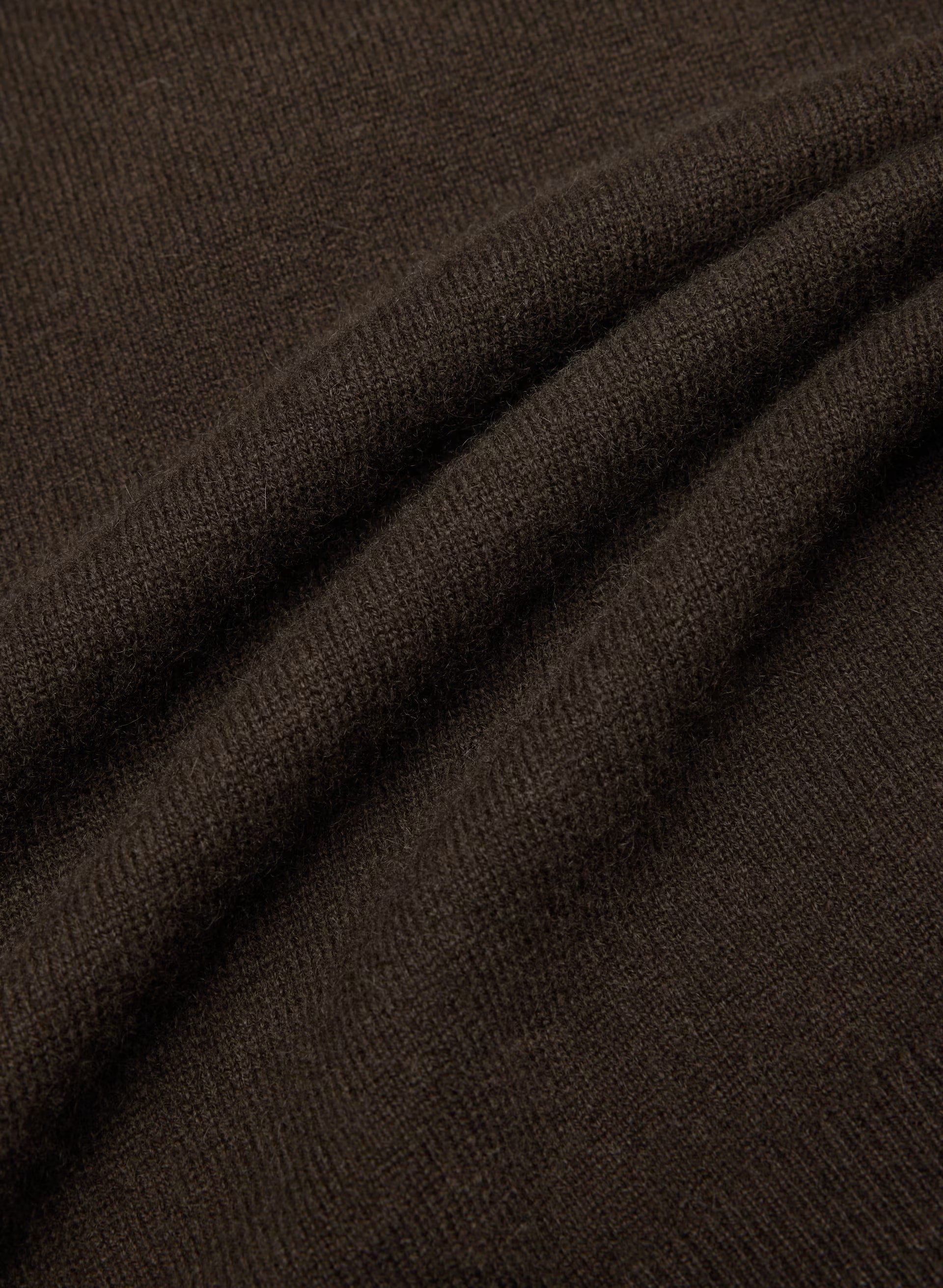 Bare Cashmere Cellini Shortsleeve Sweater - CACAO NIB BROWN