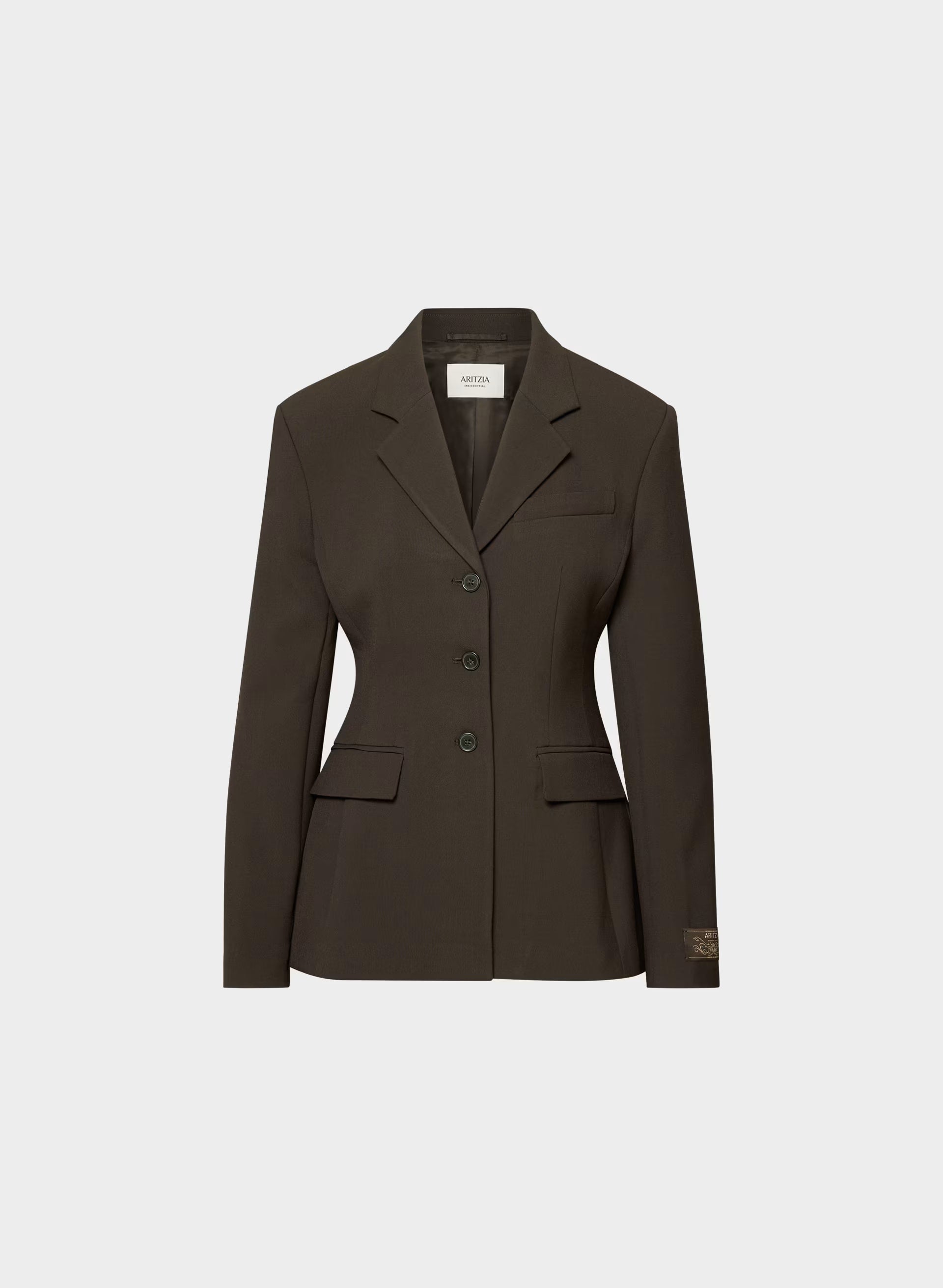 Standout Blazer - Eversential™ - CACAO NIB BROWN