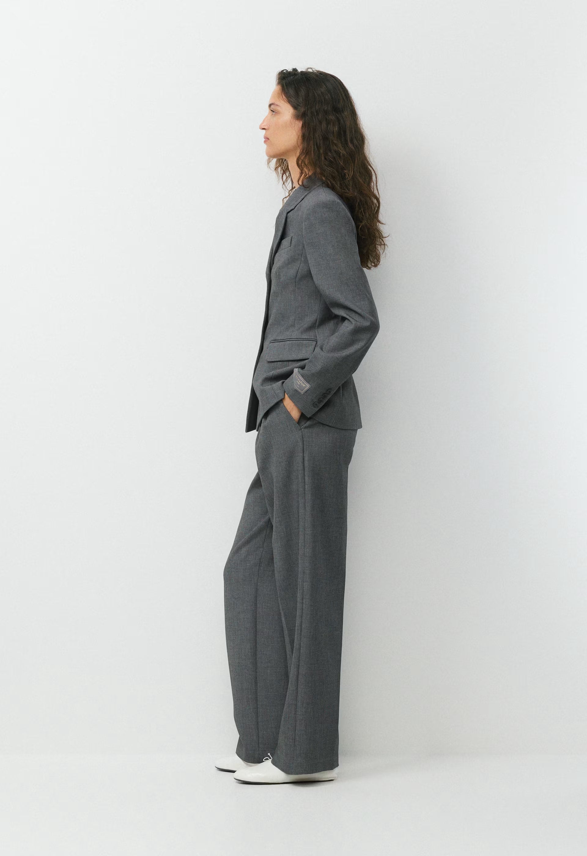Standout Blazer - Eversential™ - HEATHER CHARCOAL