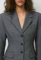 Standout Blazer - Eversential™ - HEATHER CHARCOAL