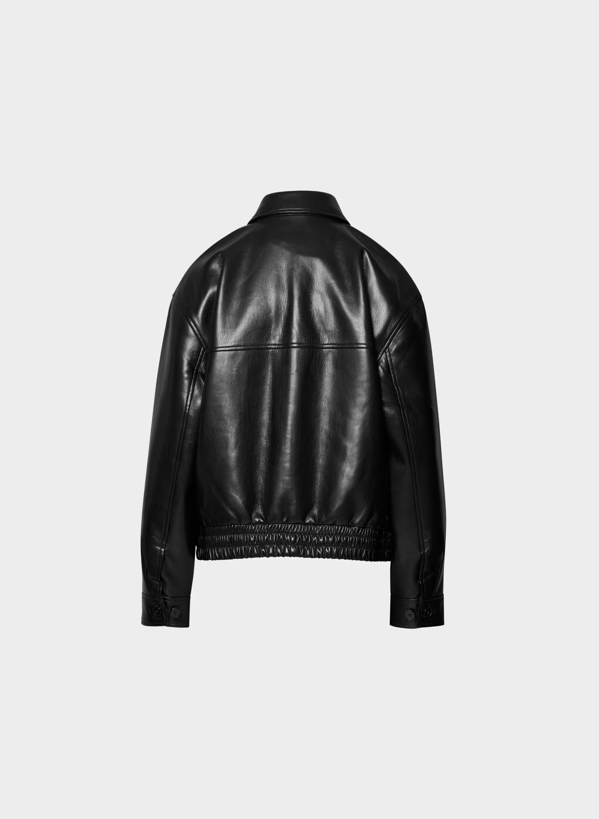 Falcon Jacket - UnReal Leather - BLACK