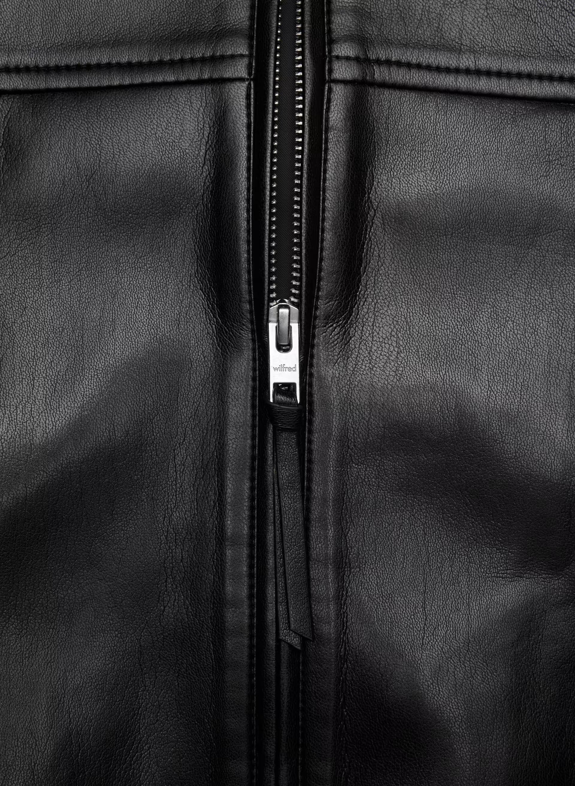 Falcon Jacket - UnReal Leather - BLACK