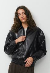 Falcon Jacket - UnReal Leather - BLACK