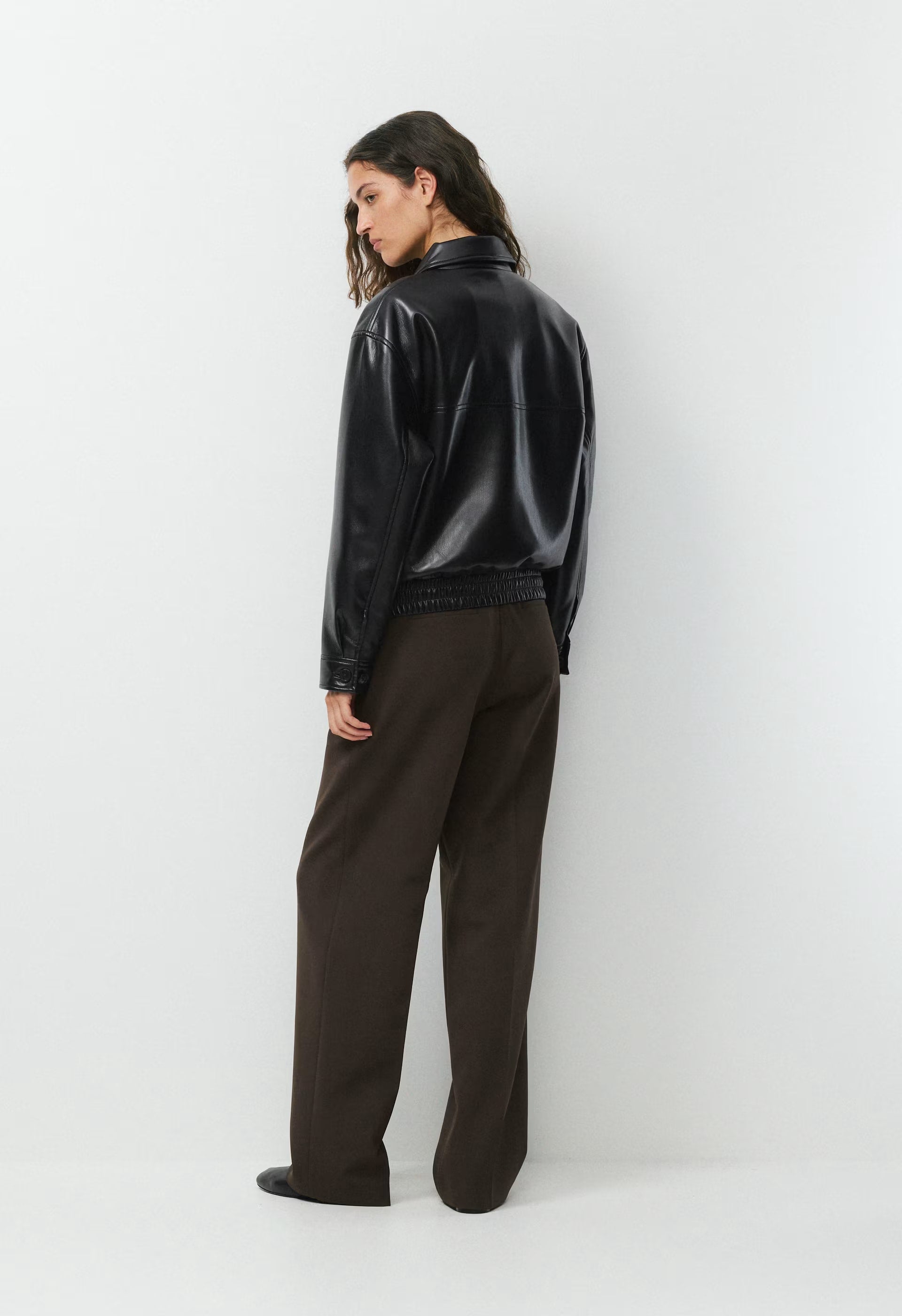 Falcon Jacket - UnReal Leather - BLACK