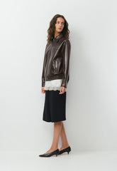 Falcon Jacket - UnReal Leather - RICH MOCHA BROWN