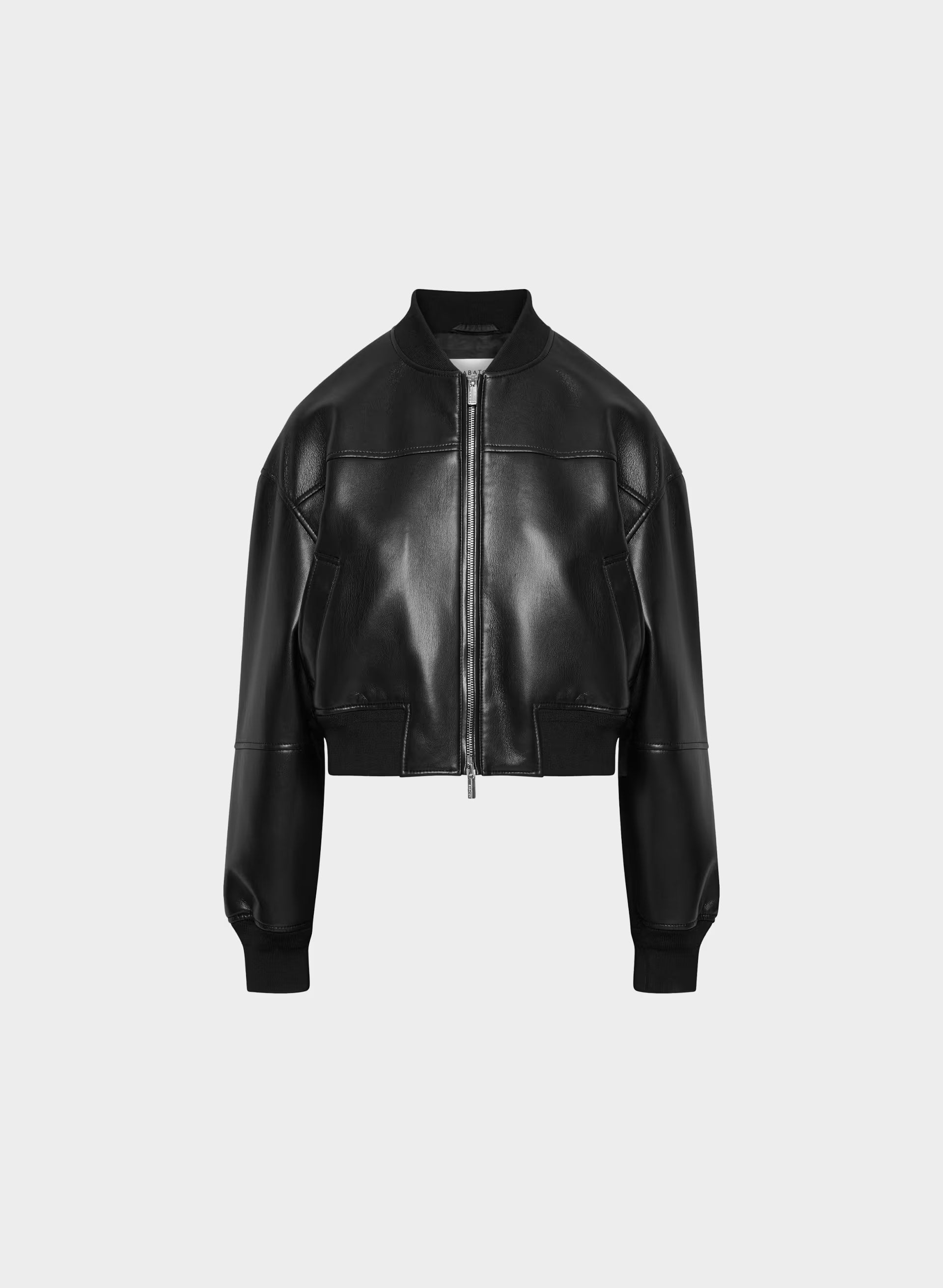 Synergy Bomber - UnReal Leather - BLACK