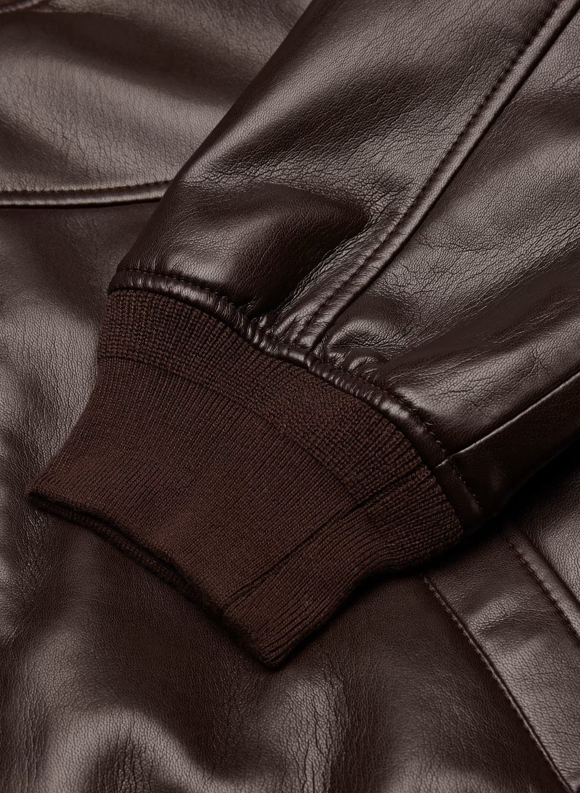Synergy Bomber - UnReal Leather - RICH MOCHA BROWN