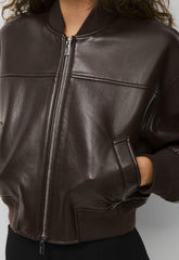 Synergy Bomber - UnReal Leather - RICH MOCHA BROWN