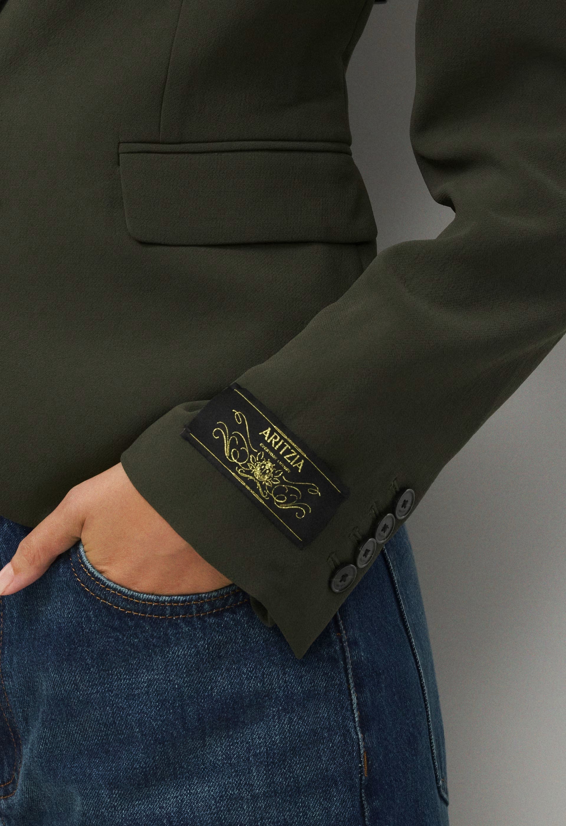 Etiquette Blazer - Crepette™ - FLINT GREEN