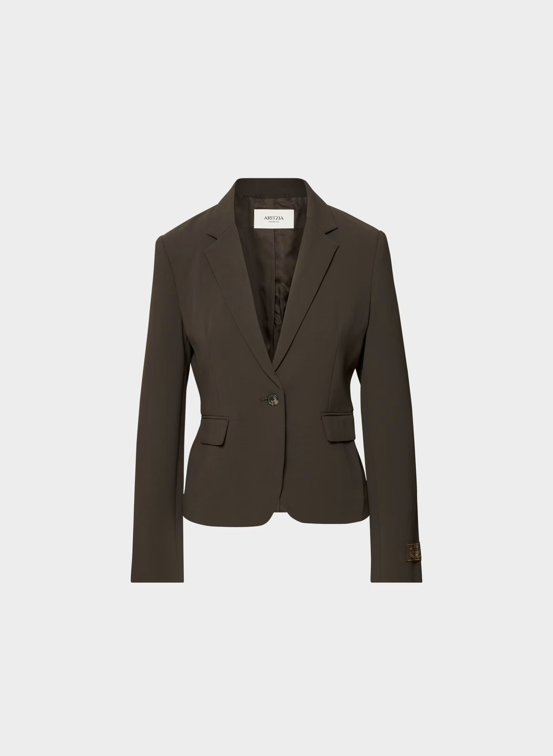 Etiquette Blazer - Crepette™ - CACAO NIB BROWN