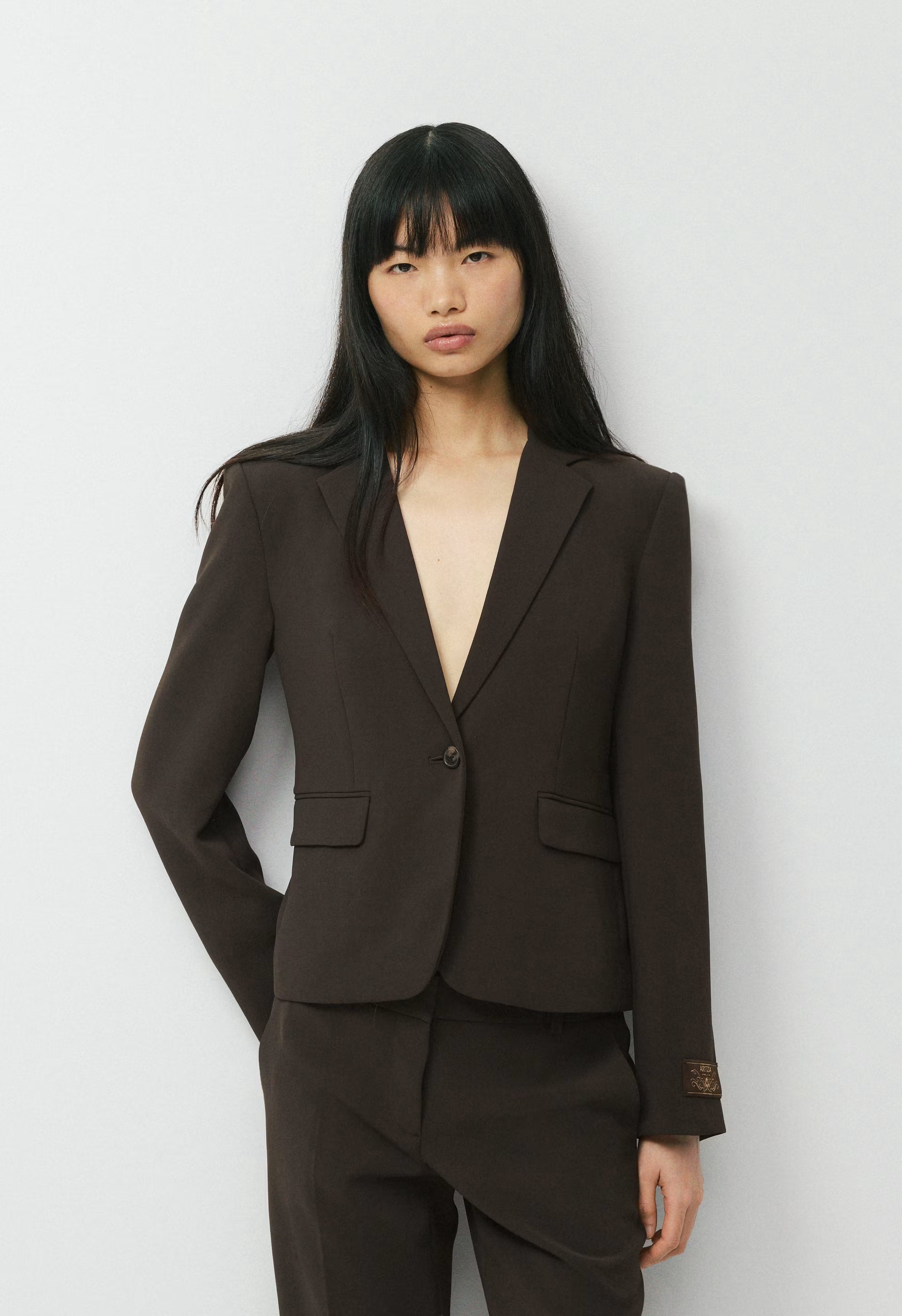 Etiquette Blazer - Crepette™ - CACAO NIB BROWN