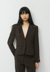 Etiquette Blazer - Crepette™ - CACAO NIB BROWN