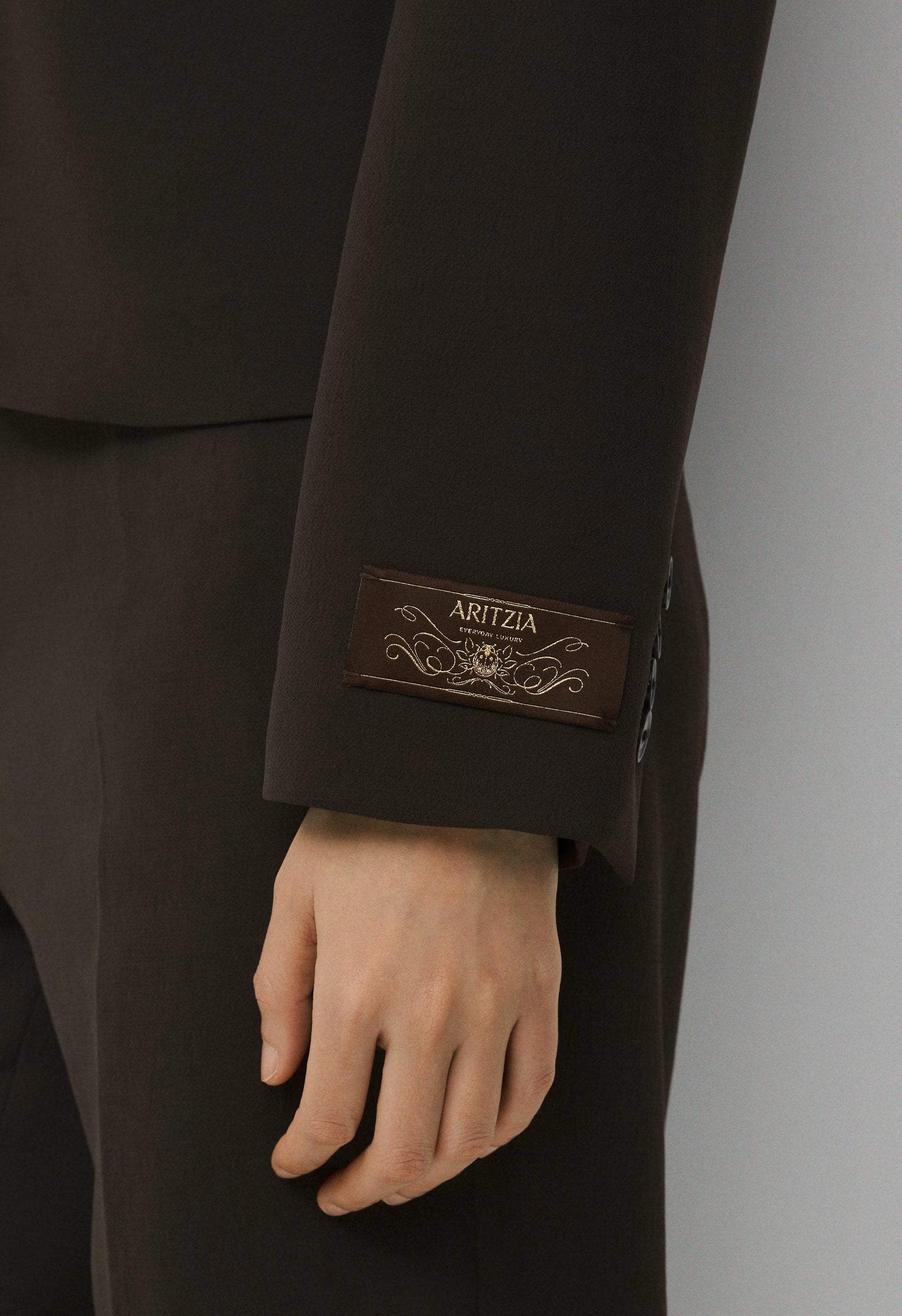 Etiquette Blazer - Crepette™ - CACAO NIB BROWN