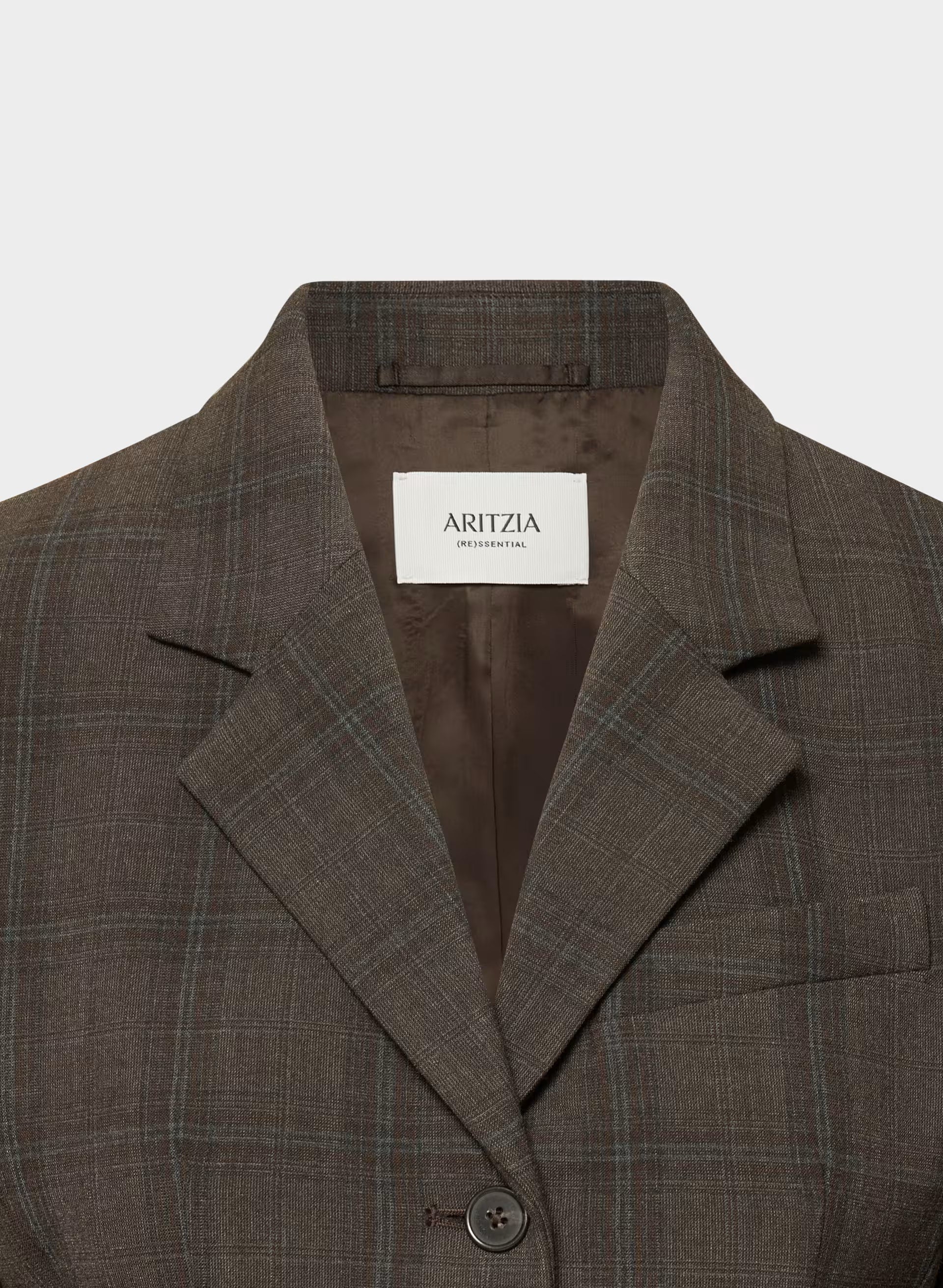 Standout Blazer - Eversential™ - CACAO NIB BRWN/GREY