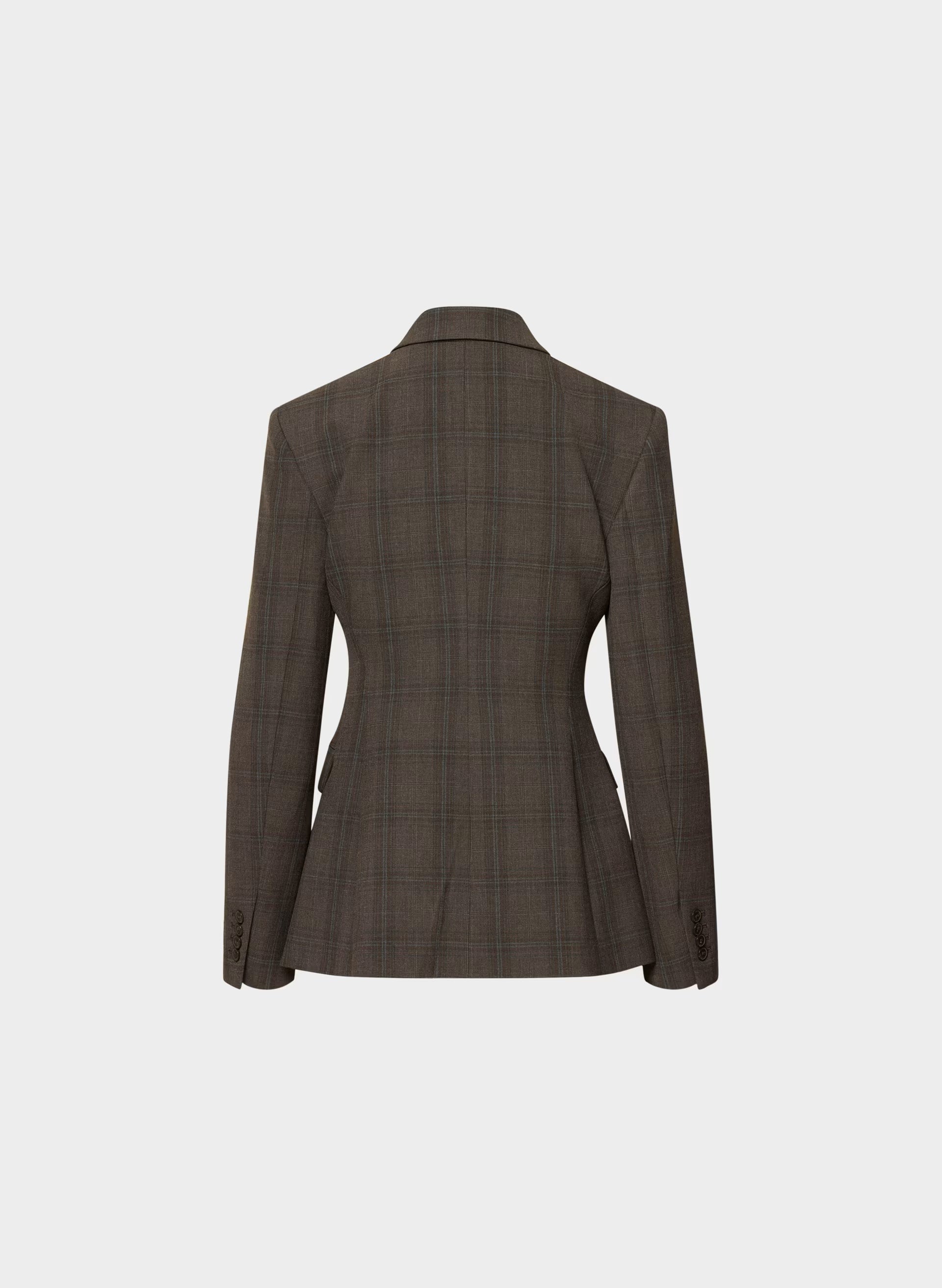 Standout Blazer - Eversential™ - CACAO NIB BRWN/GREY