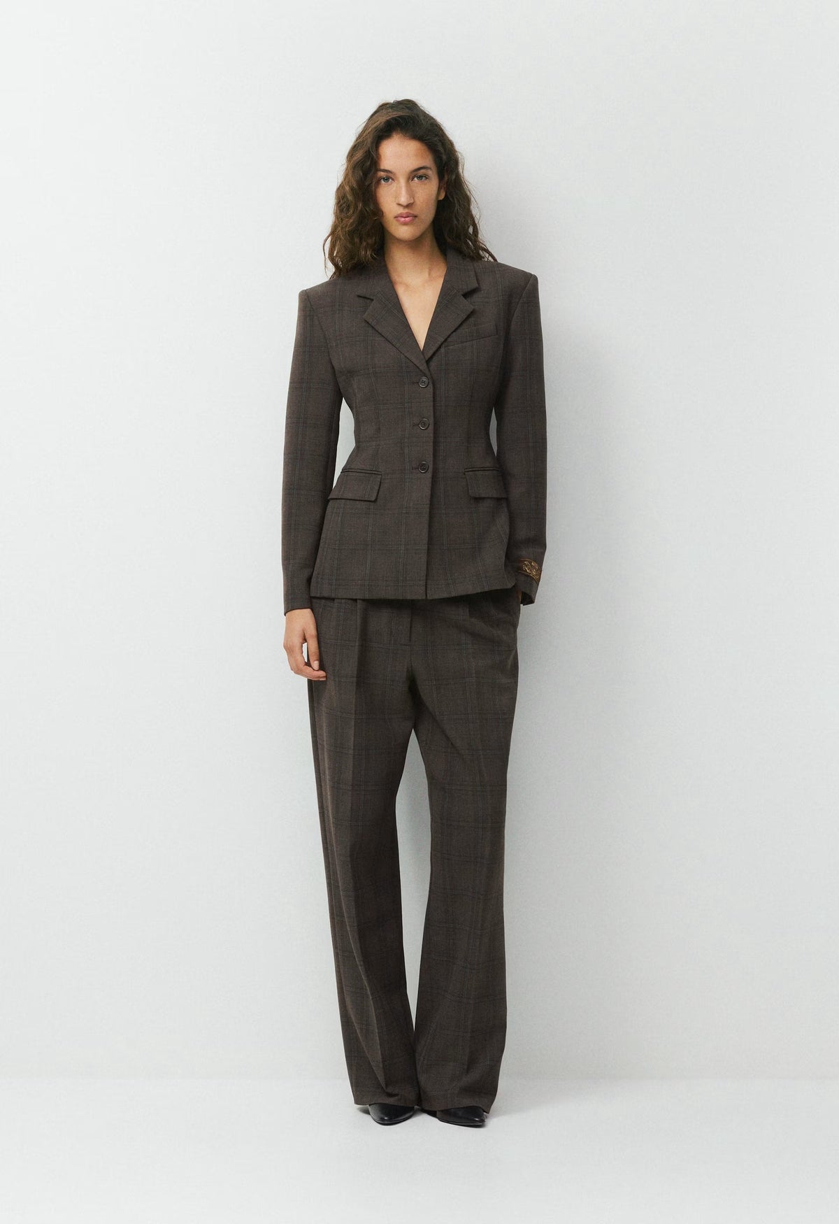 Standout Blazer - Eversential™ - CACAO NIB BRWN/GREY