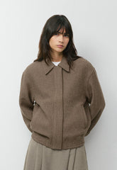 Mercury Bomber - Tweed - NOMAD TAUPE /BIRCH