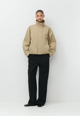 Geneva Jacket - City Twill - WICKER TAN