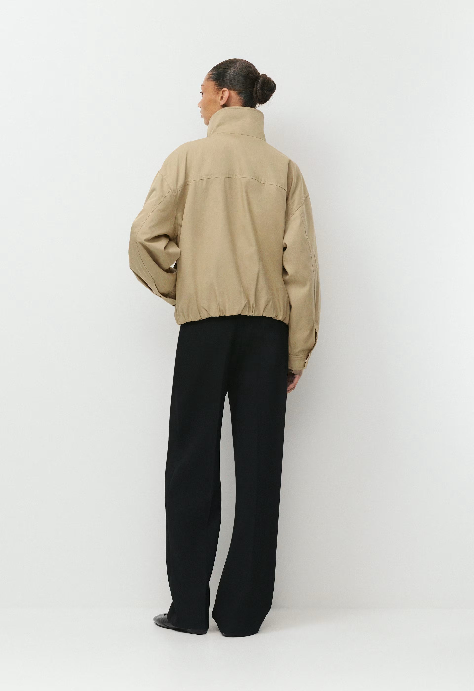Geneva Jacket - City Twill - WICKER TAN
