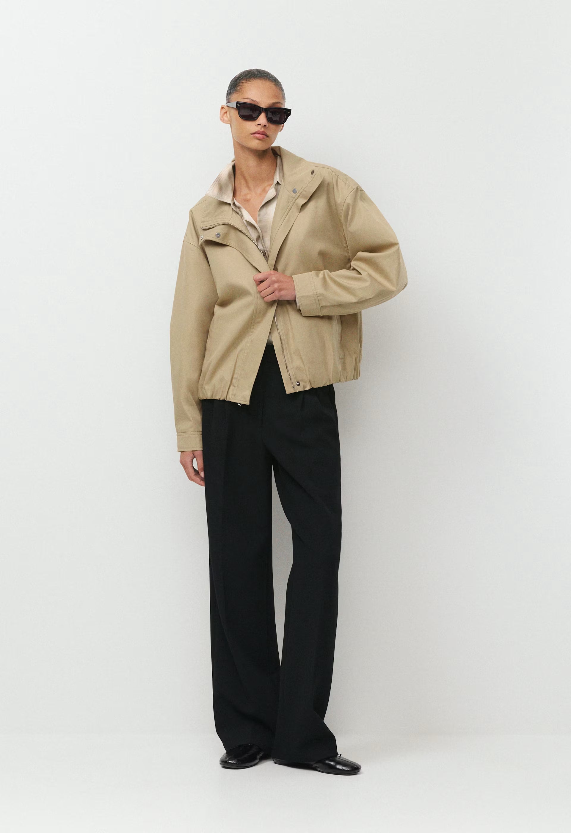 Geneva Jacket - City Twill - WICKER TAN