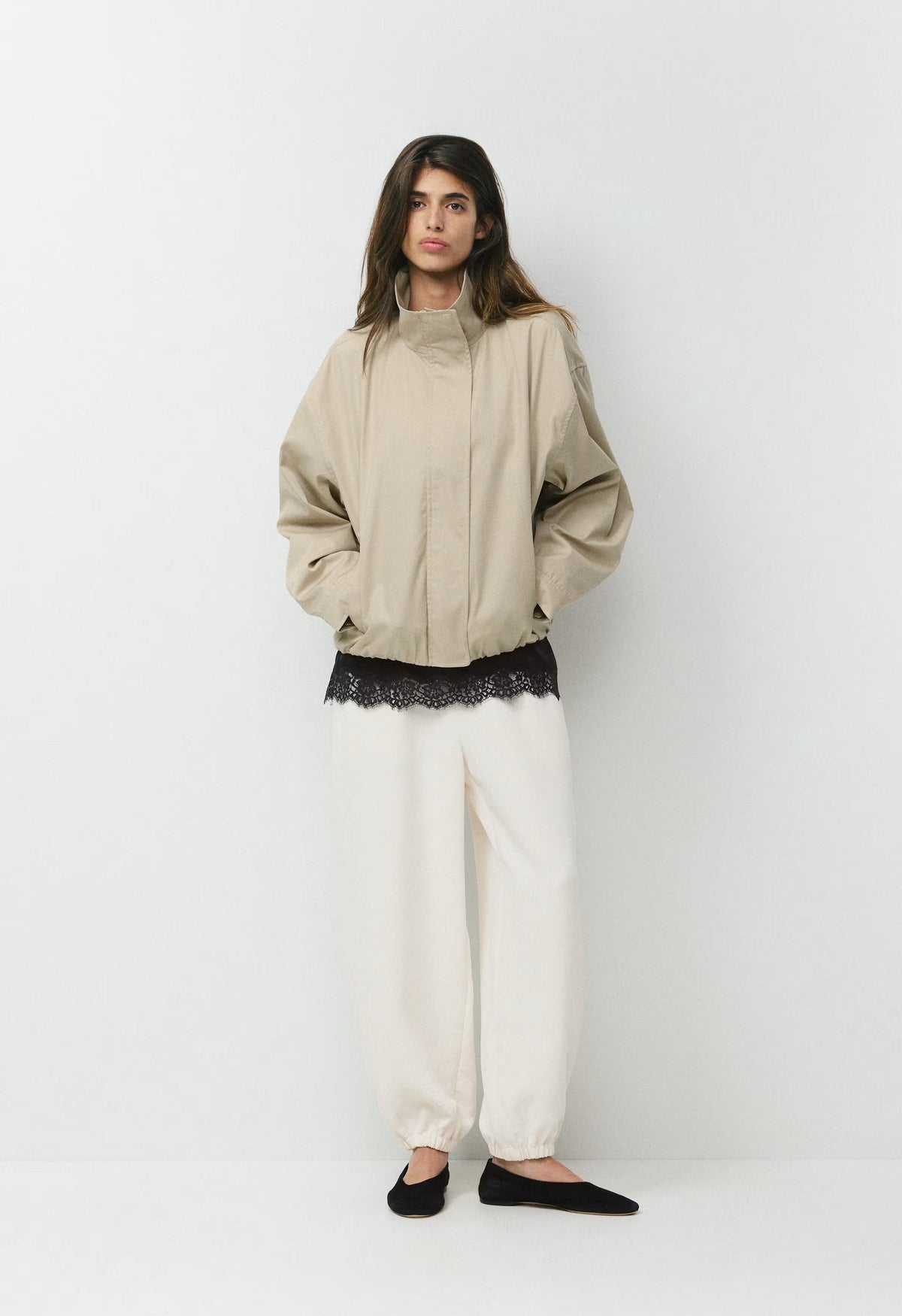 Geneva Jacket - City Twill - MARCONA BEIGE