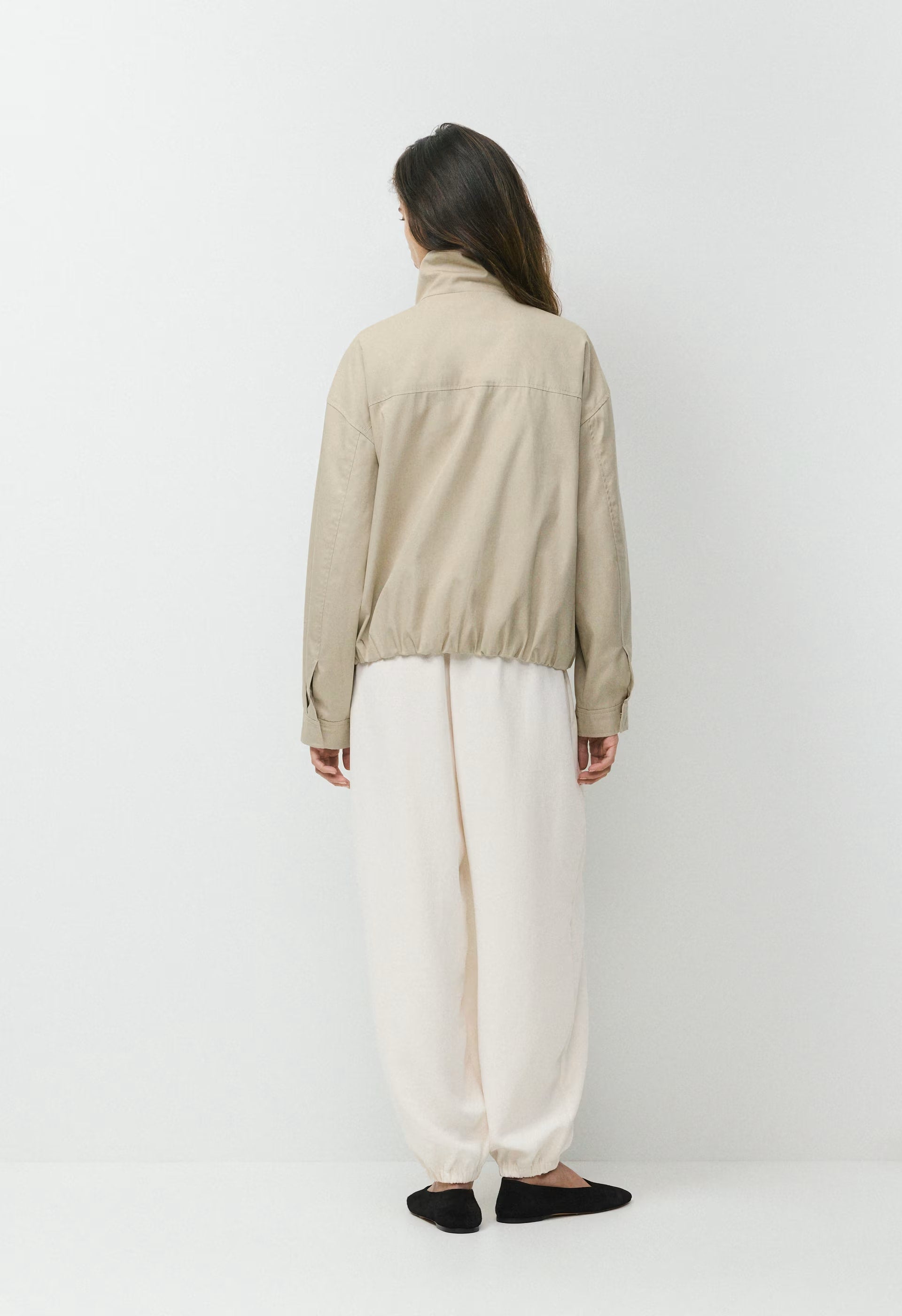 Geneva Jacket - City Twill - MARCONA BEIGE