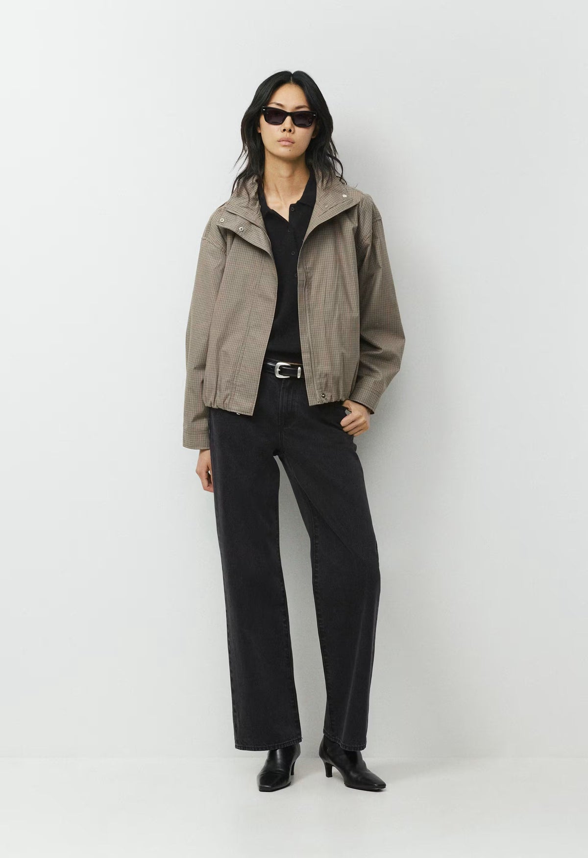 Geneva Jacket - City Twill - WSHRT CK ND TP/ANS BRN