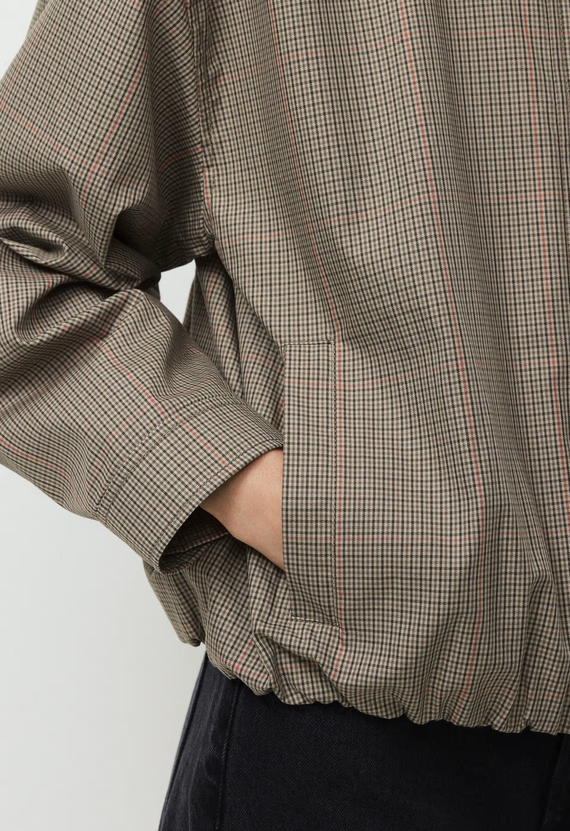 Geneva Jacket - City Twill - WSHRT CK ND TP/ANS BRN