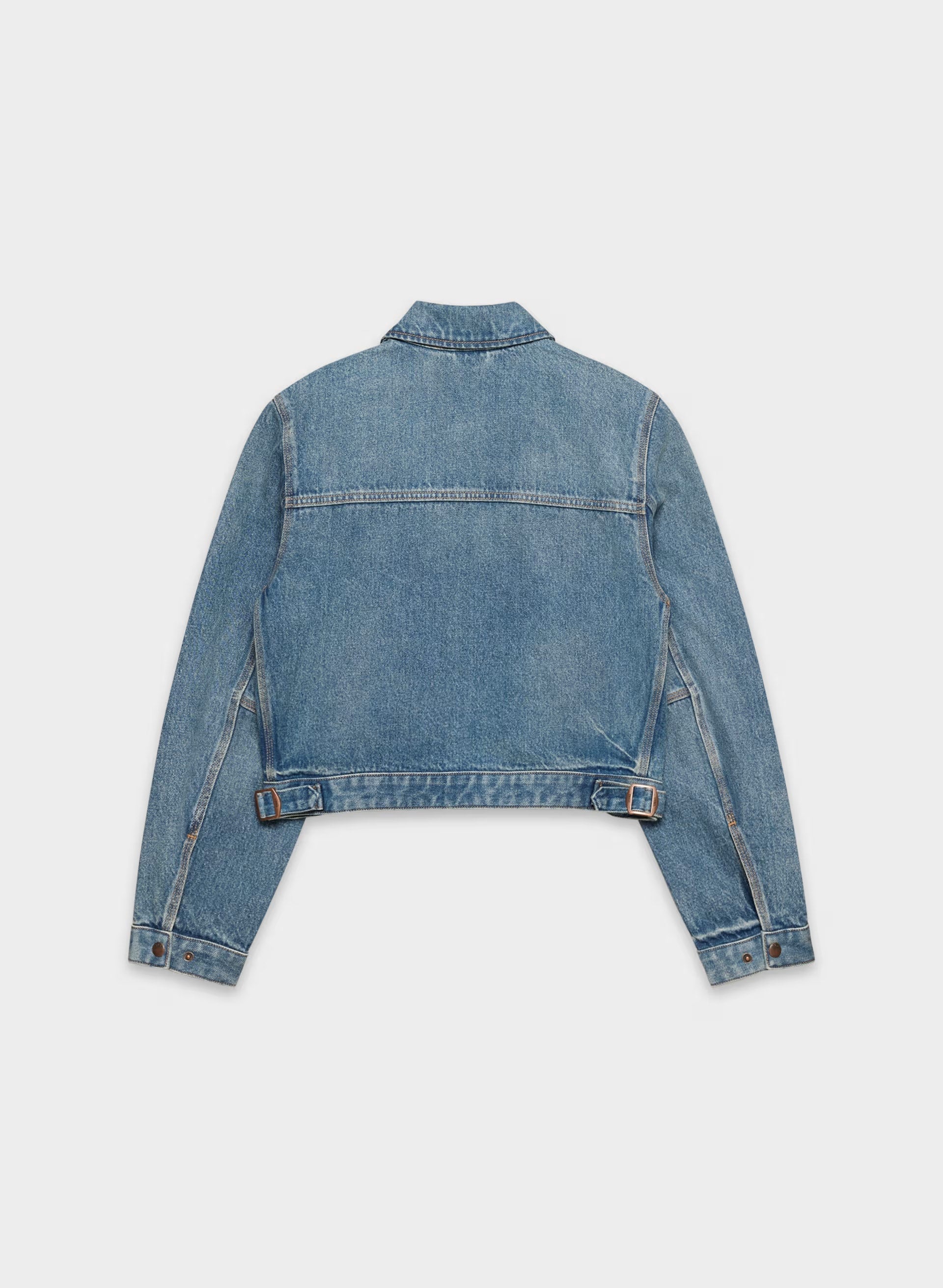 Barkley Lightweight Denim Jacket - VINTAGE MEDIUM BLUE