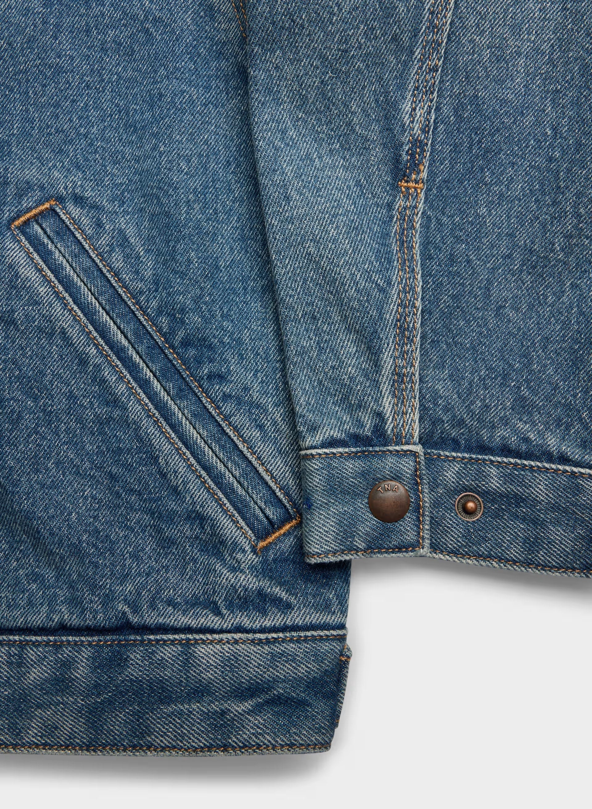 Barkley Lightweight Denim Jacket - VINTAGE MEDIUM BLUE