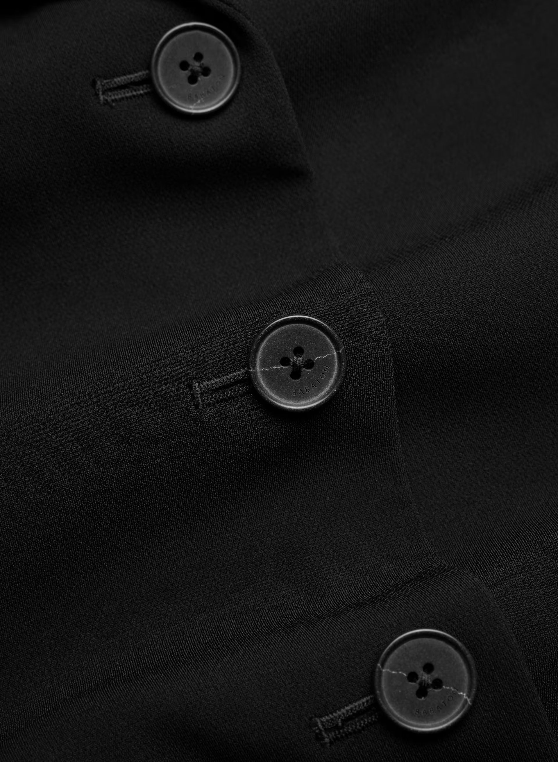 Domain Blazer - Sway Crepe - BLACK