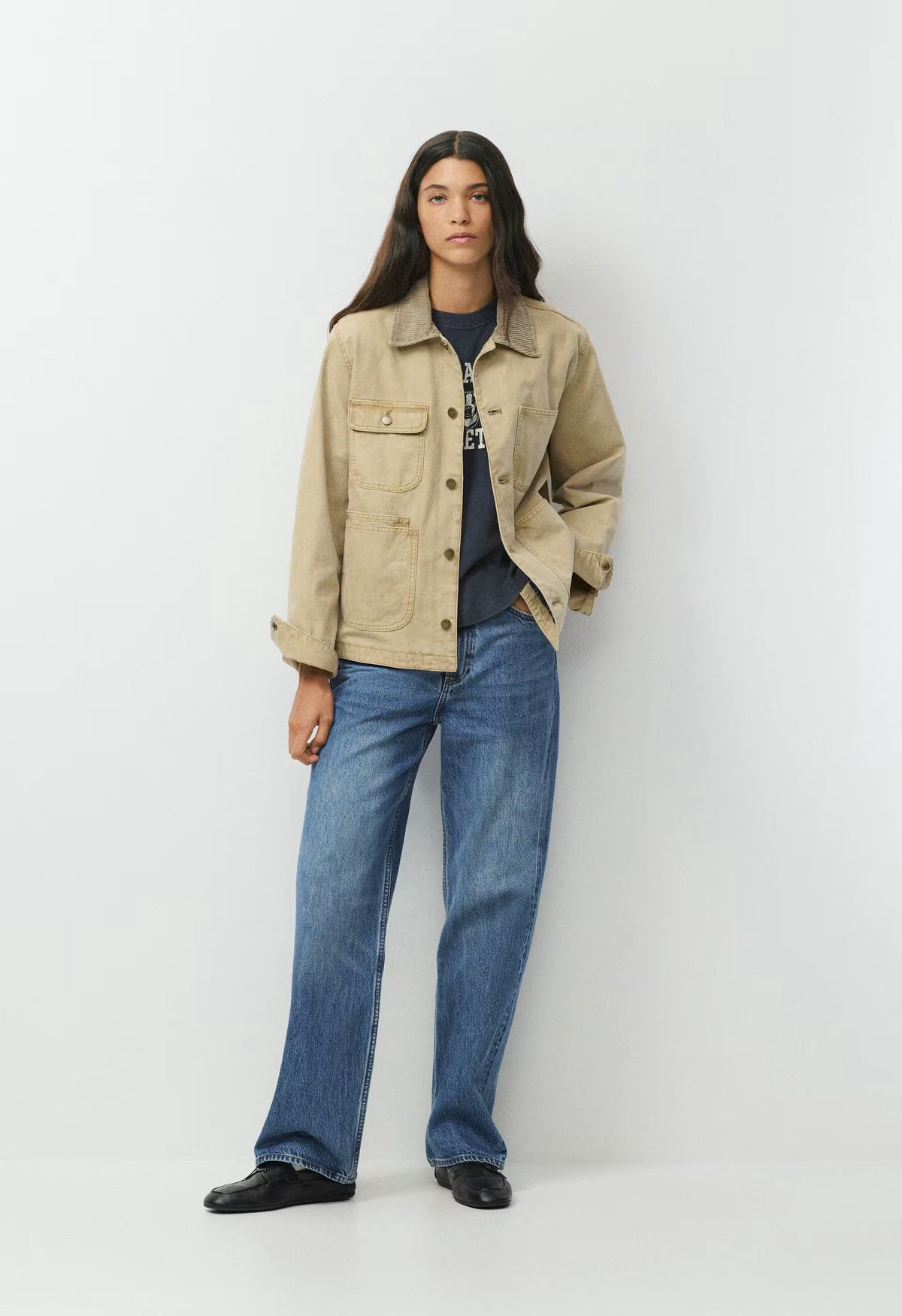 Neighbour Barn Jacket - VINTAGE TAN KHAKI