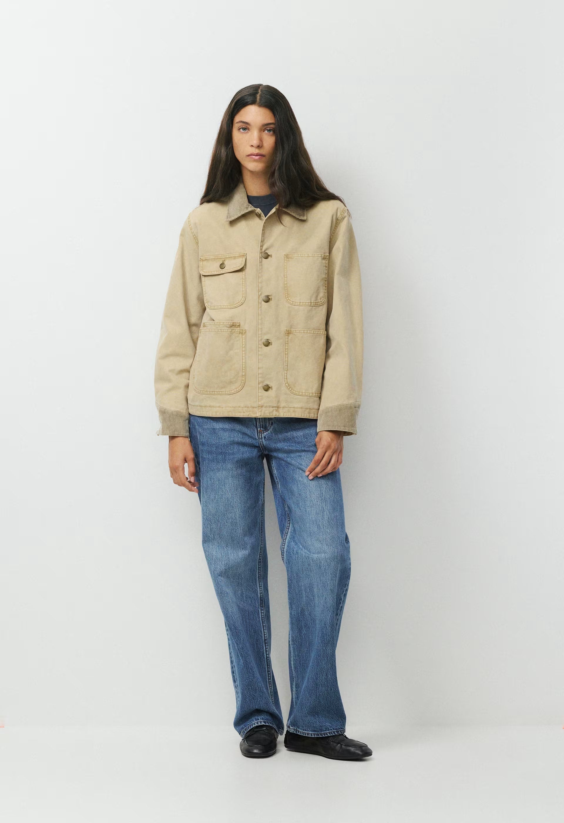 Neighbour Barn Jacket - VINTAGE TAN KHAKI