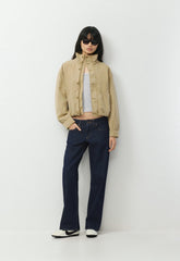 Ferris Blouson Jacket - VINTAGE TAN KHAKI