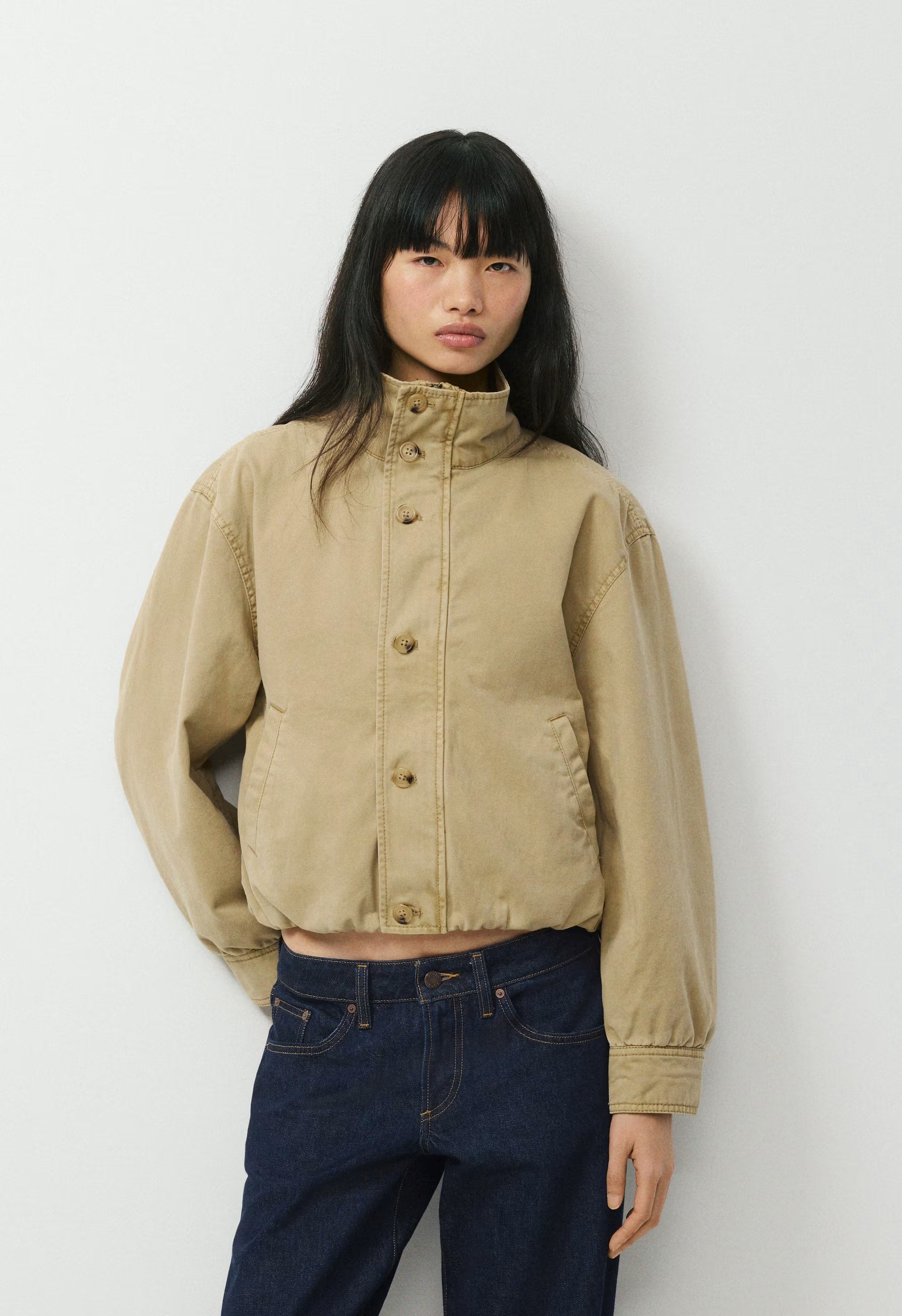 Ferris Blouson Jacket - VINTAGE TAN KHAKI